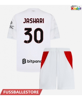 Günstige AC Milan Ardon Jashari #30 Auswärts Trikotsatzt Kinder 2026-27 Kurzarm (+ Kurze Hosen)